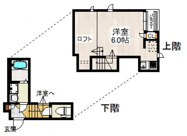 八千代中央駅 徒歩12分 2階の物件間取画像