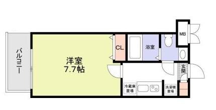 上井草駅 徒歩7分 1階の物件間取画像