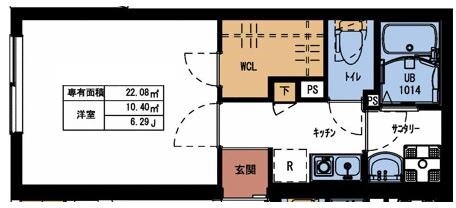 町屋駅 徒歩13分 2階の物件間取画像