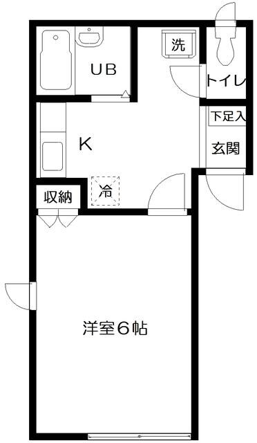 永福町駅 徒歩16分 2階の物件間取画像