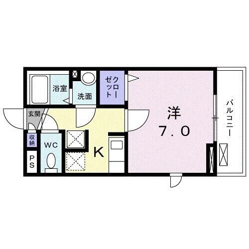 京成小岩駅 徒歩5分 2階の物件間取画像