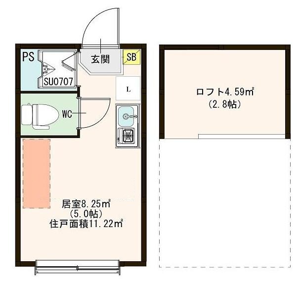 東十条駅 徒歩9分 2階の物件間取画像