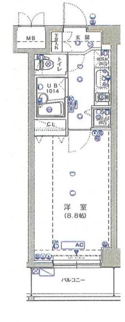 浮間舟渡駅 徒歩14分 3階の物件間取画像