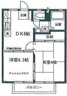 ウイング２の物件間取画像