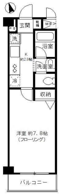 西台駅 徒歩7分 3階の物件間取画像