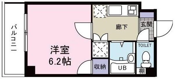 東新宿駅 徒歩3分 3階の物件間取画像