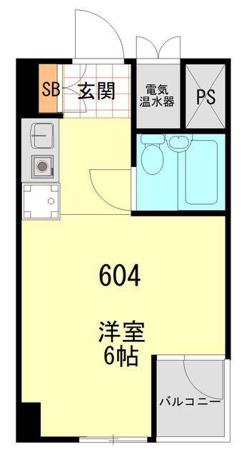 半蔵門駅 徒歩3分 6階の物件間取画像