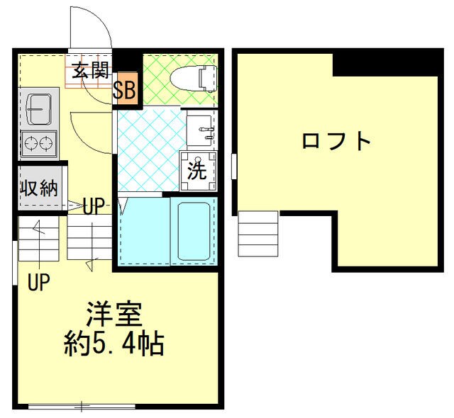 北綾瀬駅 徒歩9分 2階の物件間取画像