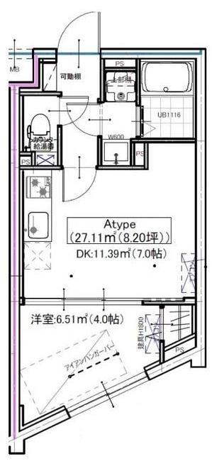 西太子堂駅 徒歩9分 2階の物件間取画像