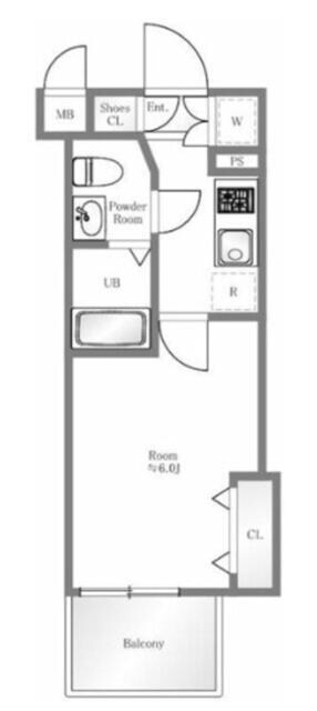 本蓮沼駅 徒歩6分 3階の物件間取画像
