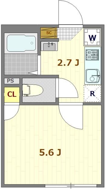 成増駅 徒歩13分 2階の物件間取画像