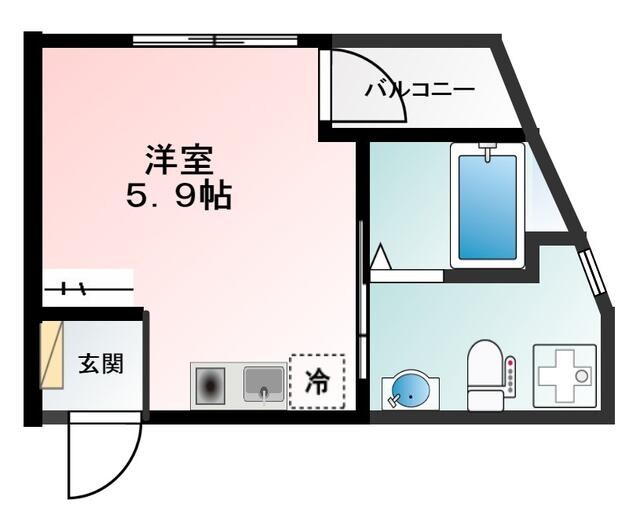 曳舟駅 徒歩3分 3階の物件間取画像