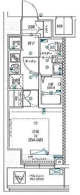 スクエアシティ川崎の物件間取画像