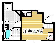 上北沢駅 徒歩3分 1階の物件間取画像