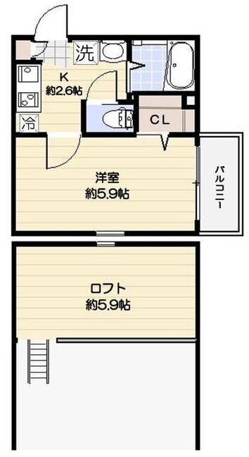 大宮駅 徒歩10分 3階の物件間取画像