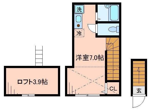 バーミープレイス西新井Ⅱの物件間取画像