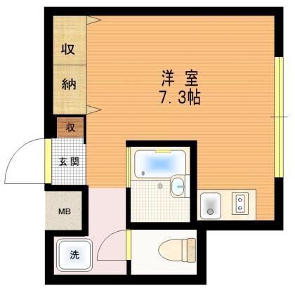 葛西駅 徒歩15分 3階の物件間取画像