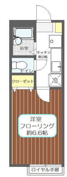 船堀駅 徒歩15分 2階の物件間取画像