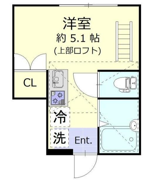 穴守稲荷駅 徒歩7分 1階の物件間取画像