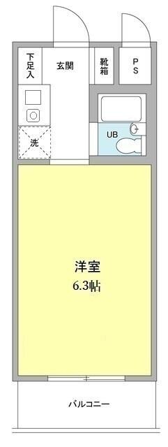 祖師ヶ谷大蔵駅 徒歩7分 2階の物件間取画像