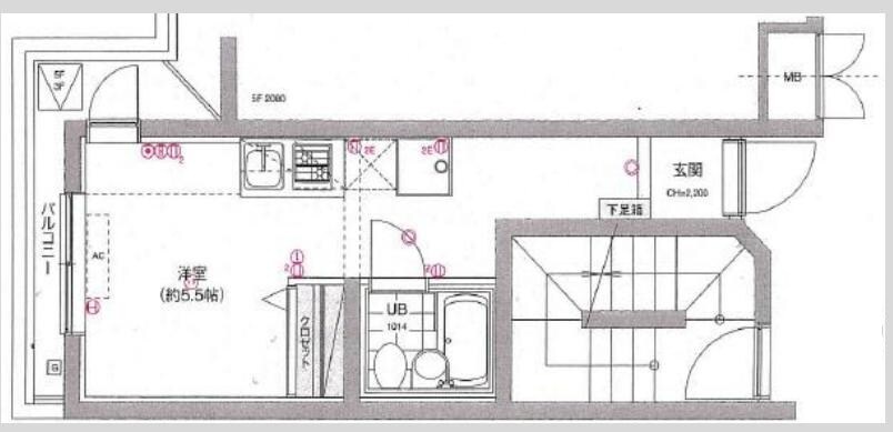 ときわ台駅 徒歩3分 3階の物件間取画像