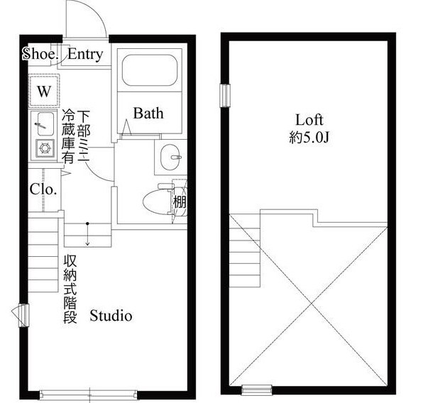 千住大橋駅 徒歩6分 2階の物件間取画像