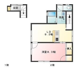 大師前駅 徒歩10分 2階の物件間取画像