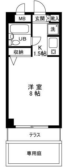 堀切菖蒲園駅 徒歩6分 1階の物件間取画像