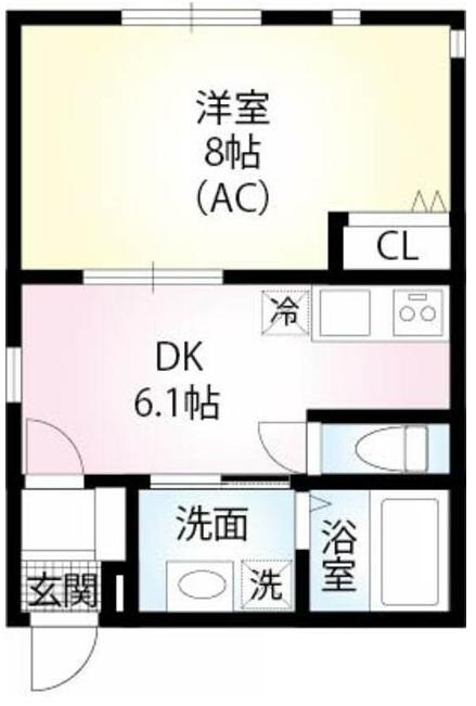 ＳＱＵＡＲＥ２の物件間取画像
