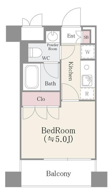 松戸駅 徒歩4分 8階の物件間取画像
