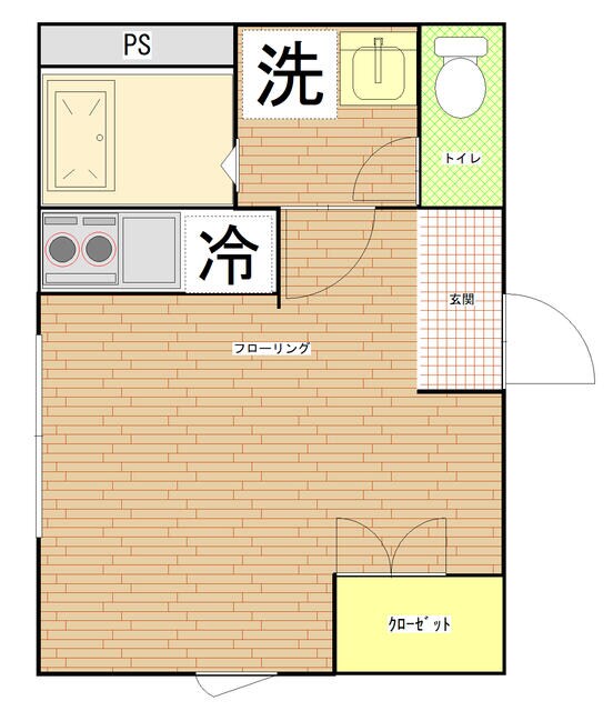 曳舟駅 徒歩6分 5階の物件間取画像