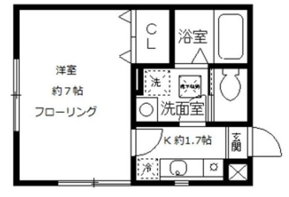 せんげん台駅 徒歩3分 1階の物件間取画像
