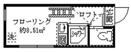 中井駅 徒歩7分 2階の物件間取画像