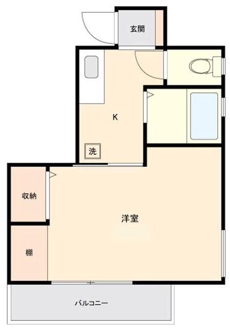 森下駅 徒歩5分 6階の物件間取画像