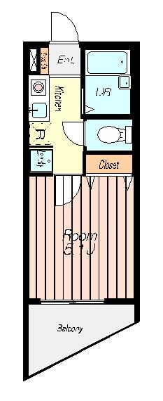 大森駅 徒歩14分 3階の物件間取画像