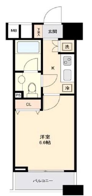 ファーストリアルタワー新宿の物件間取画像