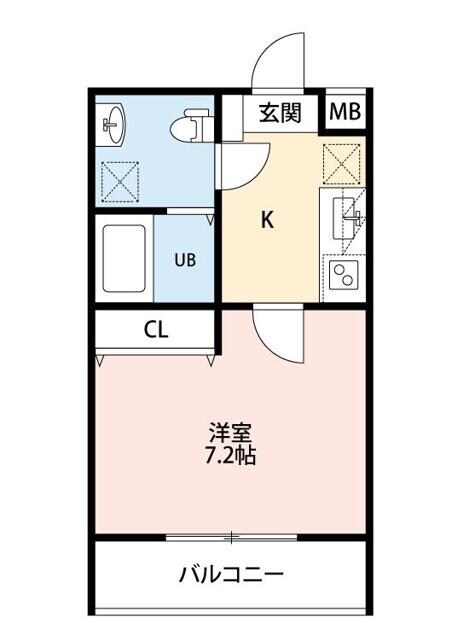 谷塚駅 徒歩12分 2階の物件間取画像