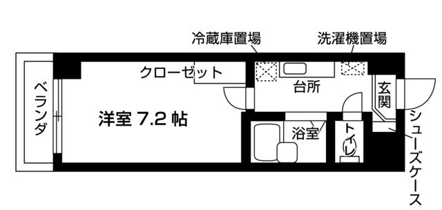 市川駅 徒歩5分 2階の物件間取画像