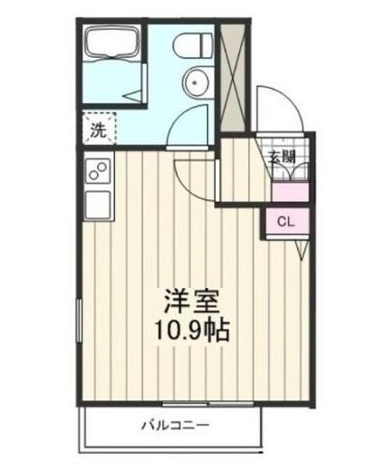 門前仲町駅 徒歩8分 2階の物件間取画像