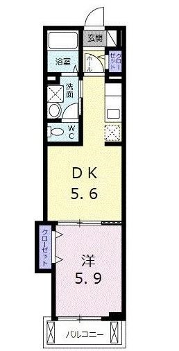 北千住駅 徒歩8分 2階の物件間取画像