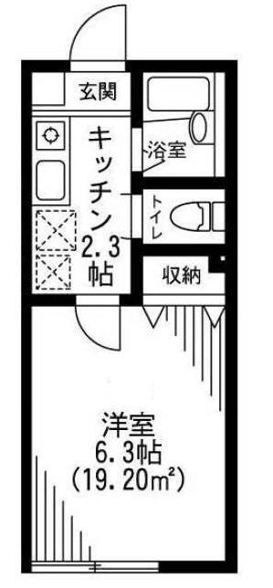 フルールハイムの物件間取画像