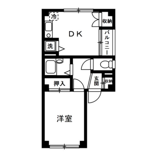 武蔵境駅 徒歩8分 2階の物件間取画像