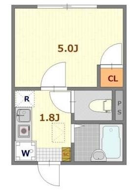 立川駅 徒歩10分 1階の物件間取画像