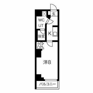 武蔵関駅 徒歩3分 6階の物件間取画像