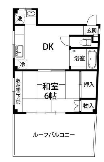 カンフォート十条の物件間取画像