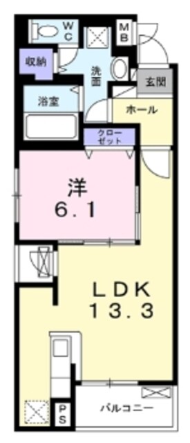 仮）富士見4丁目マンションの物件間取画像