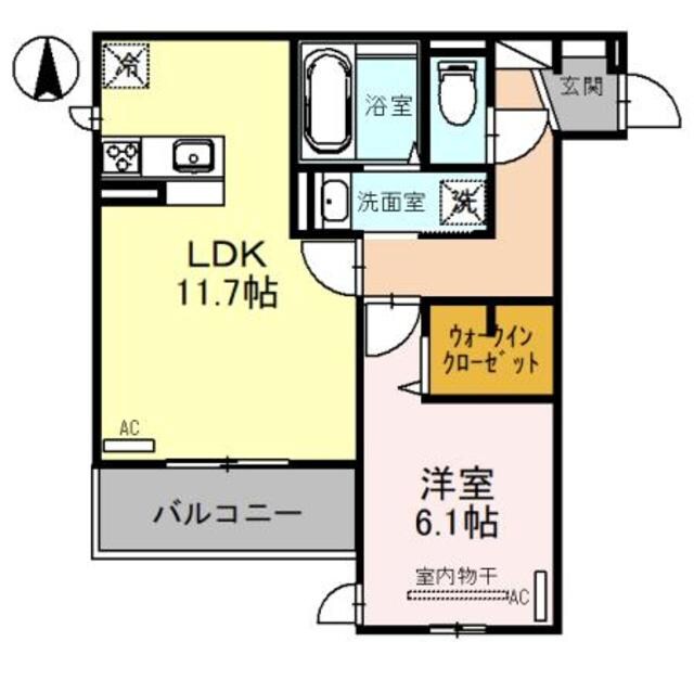 今川駅 徒歩13分 3階の物件間取画像