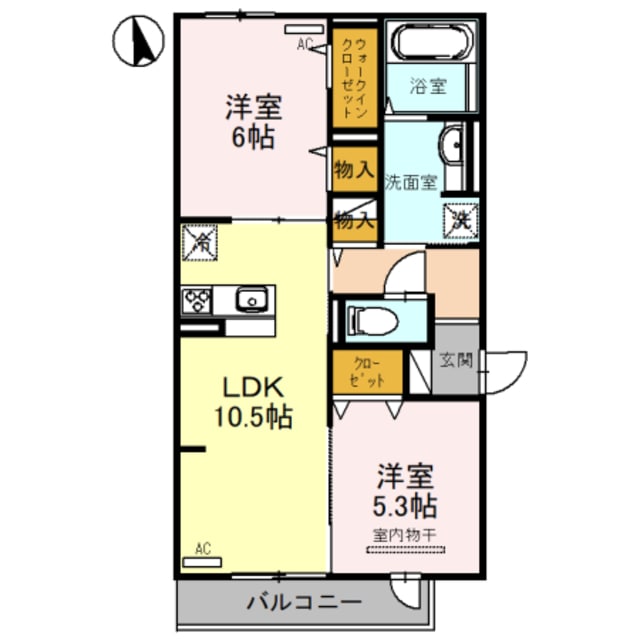 フォレスト　フィールドⅡの物件間取画像