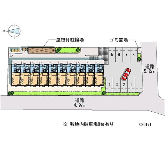レオパレスシャルマンアンジュの物件外観写真