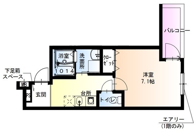 フジパレス長田ノースの物件間取画像